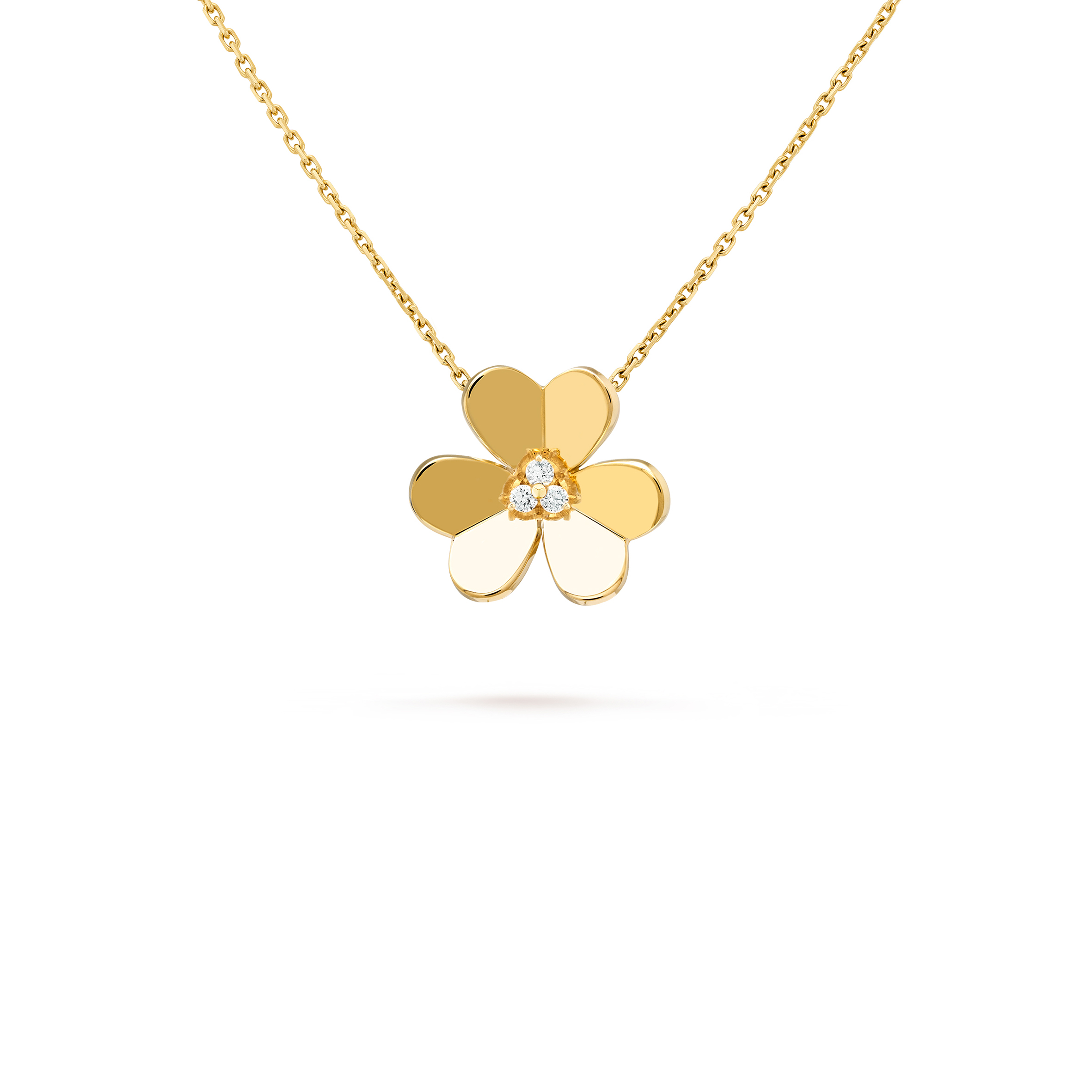 VAN CLEEF ARPELS FRIVOLE PENDANT, LARGE MODEL - YELLOW GOLD, DIAMOND  VCARC96800